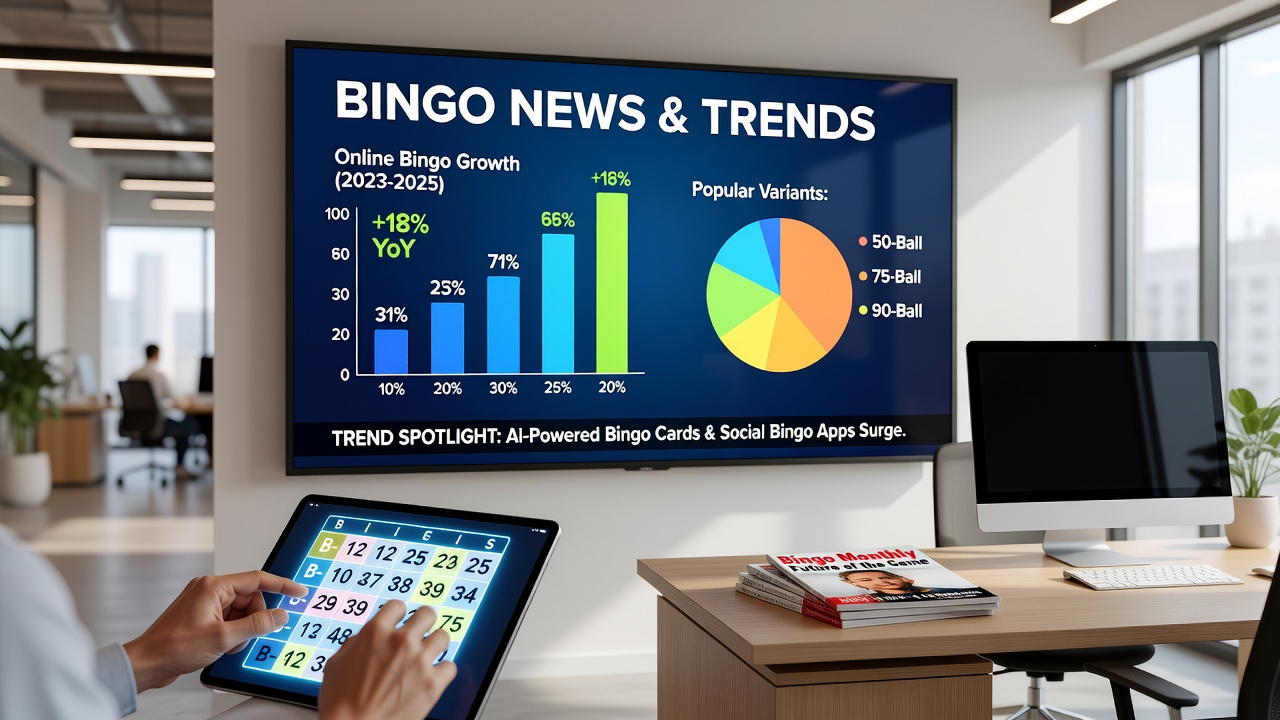 Online bingo game app interface showing multiplayer features and vibrant design elements